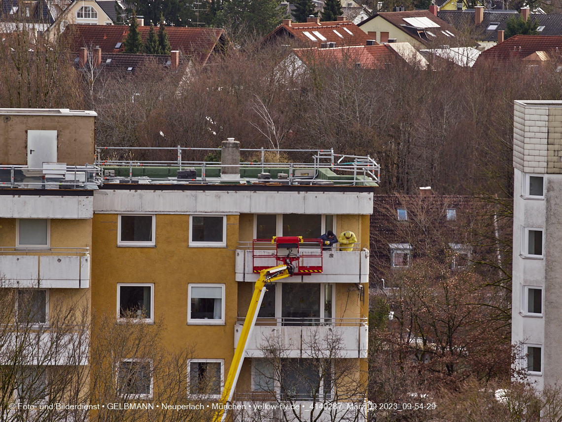 09.03.2023 - Fassadensanierung und Balkonentfernung am Karl-Marx-Ring 57c